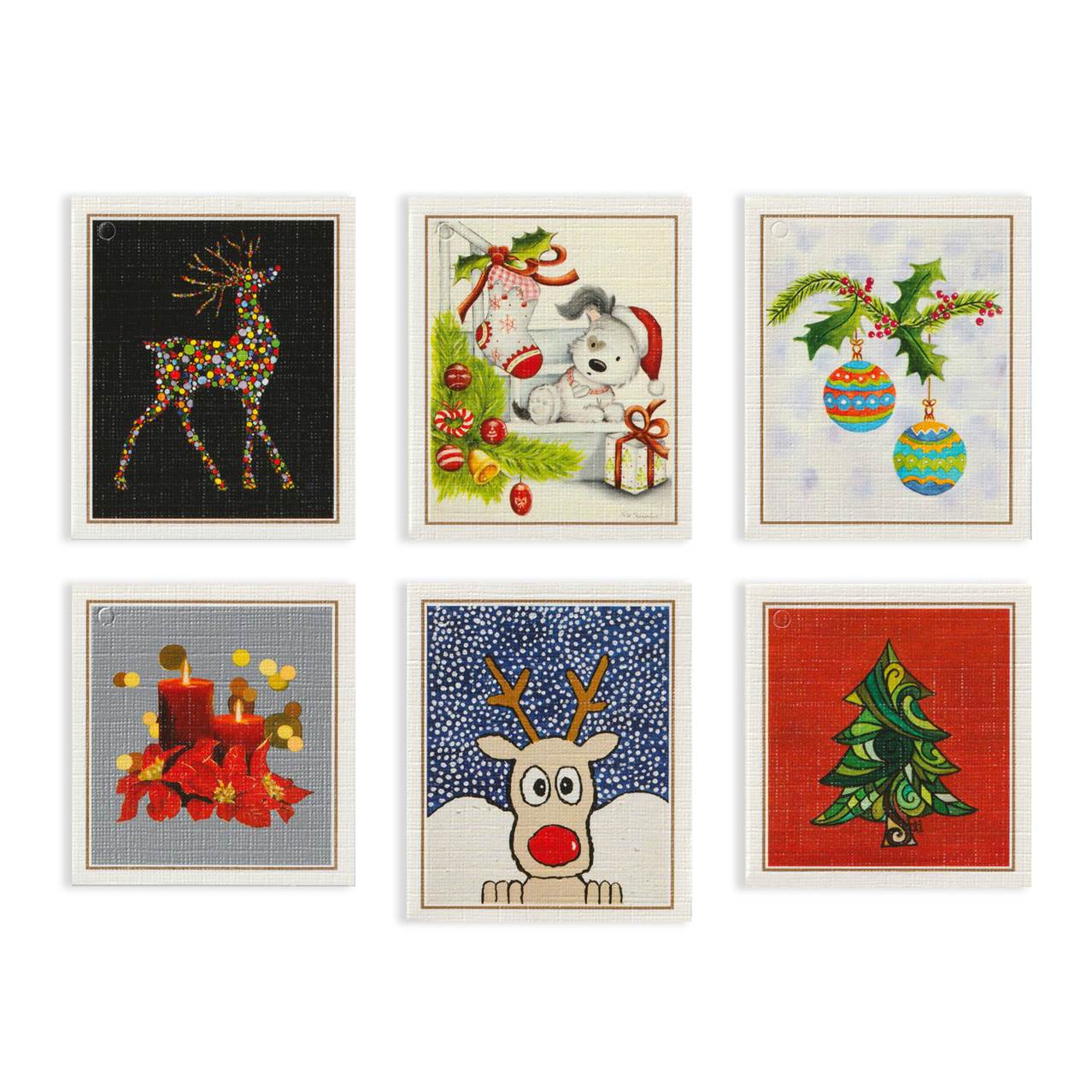 2021 Christmas Wrapping Paper Tags