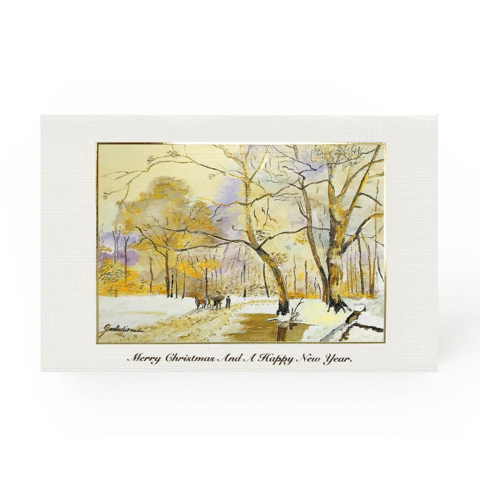 2119 Snow Scene Christmas Card