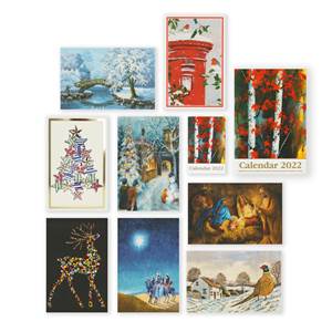 2021 Set 8 Christmas Cards 2 Calendars