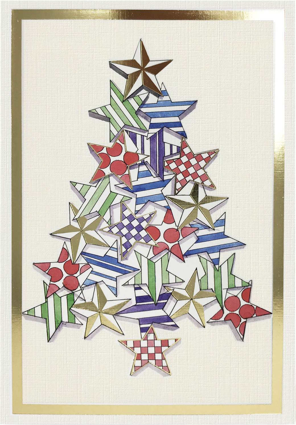 2112 Star Christmas Tree Christmas Card (3)