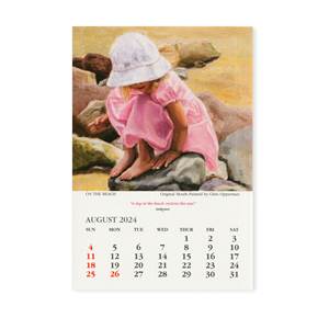 2024 Desk Calendar Aug