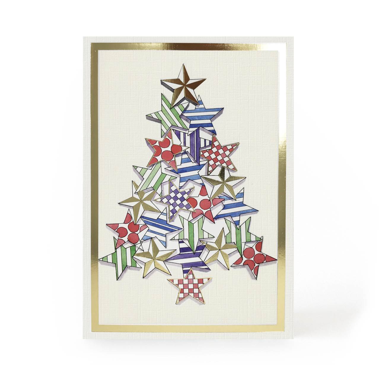 2112 Star Christmas Tree Christmas Card